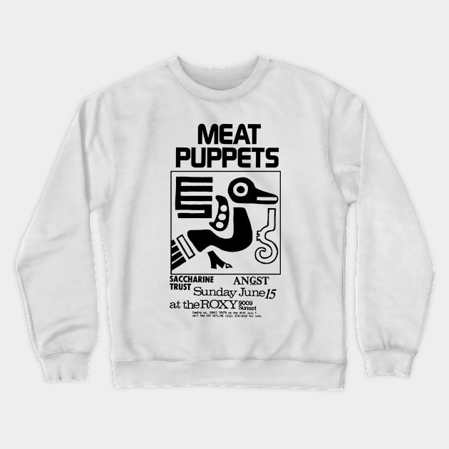 Meat Puppets Concert Flier B Crewneck Sweatshirt by TheObserver